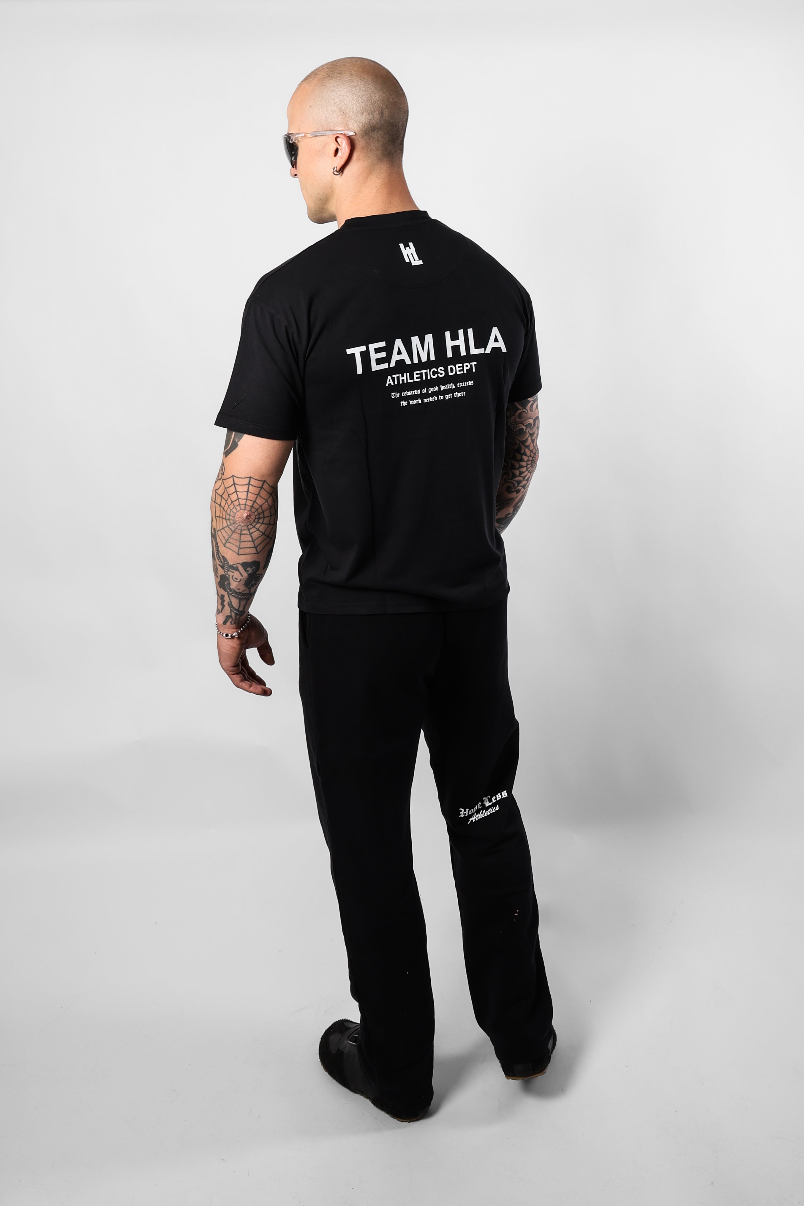 Black T-Shirt HLA, back print