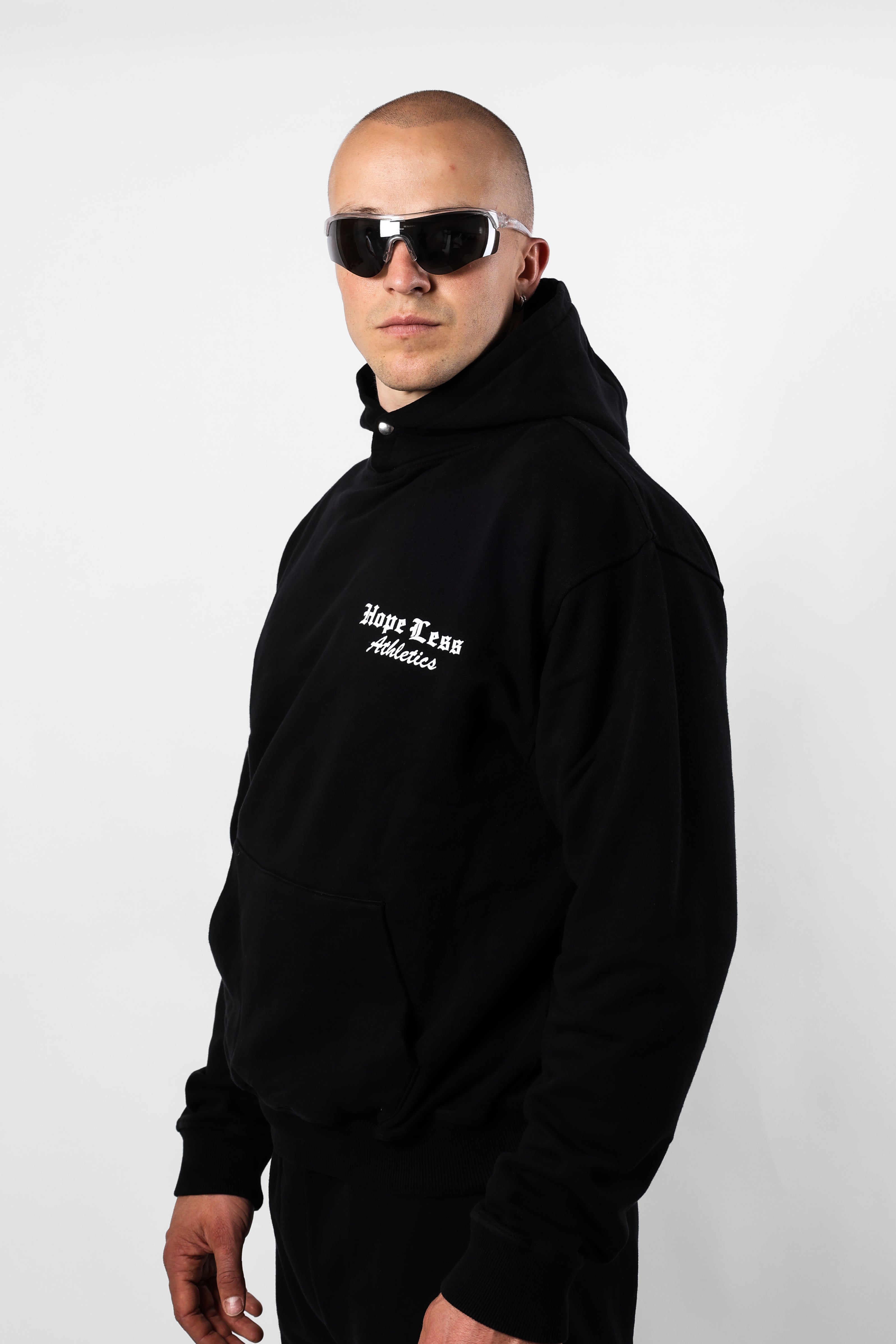 Black Hoodie HLA, side