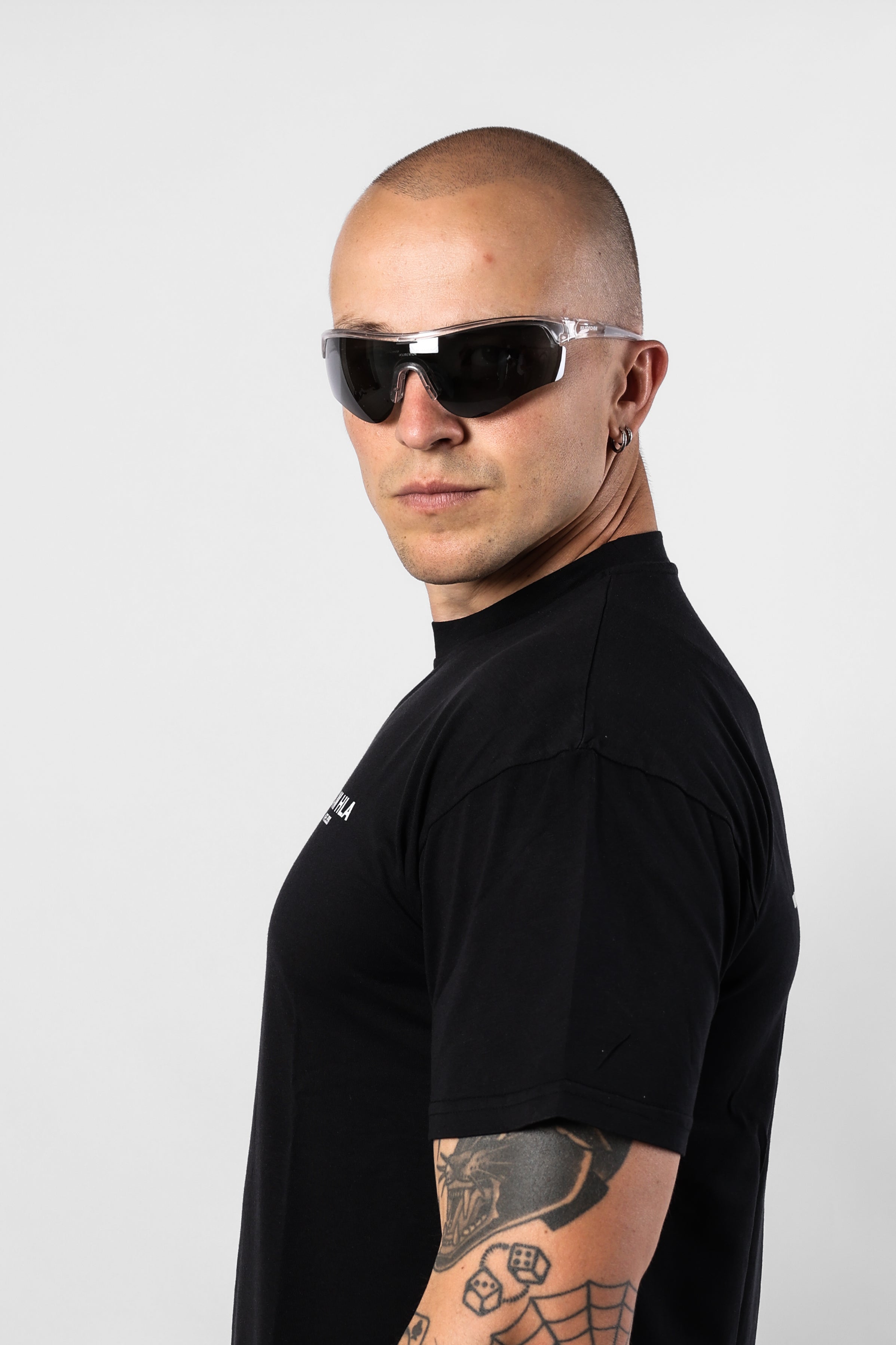 Black T-Shirt HLA, side