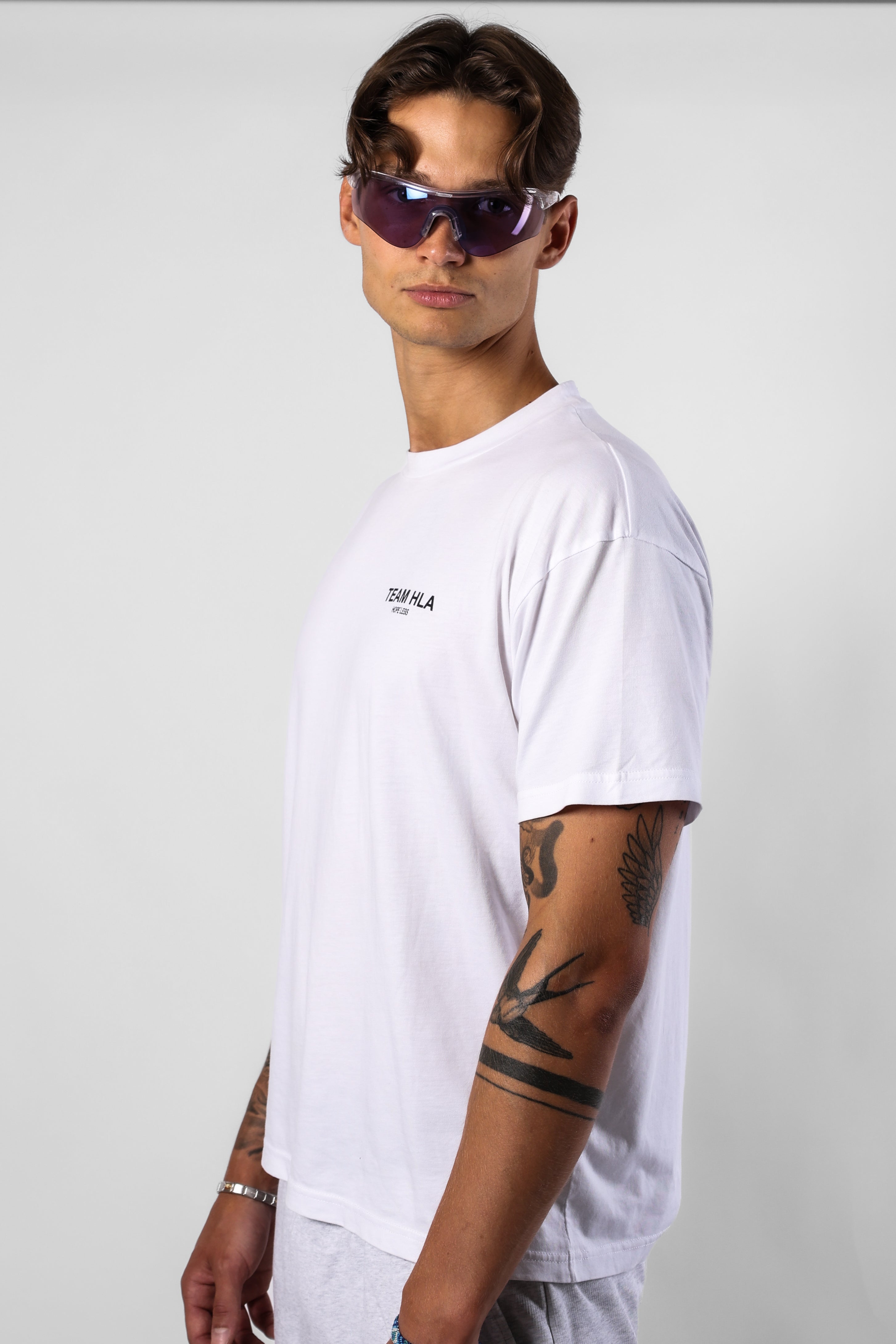White T-Shirt HLA, side